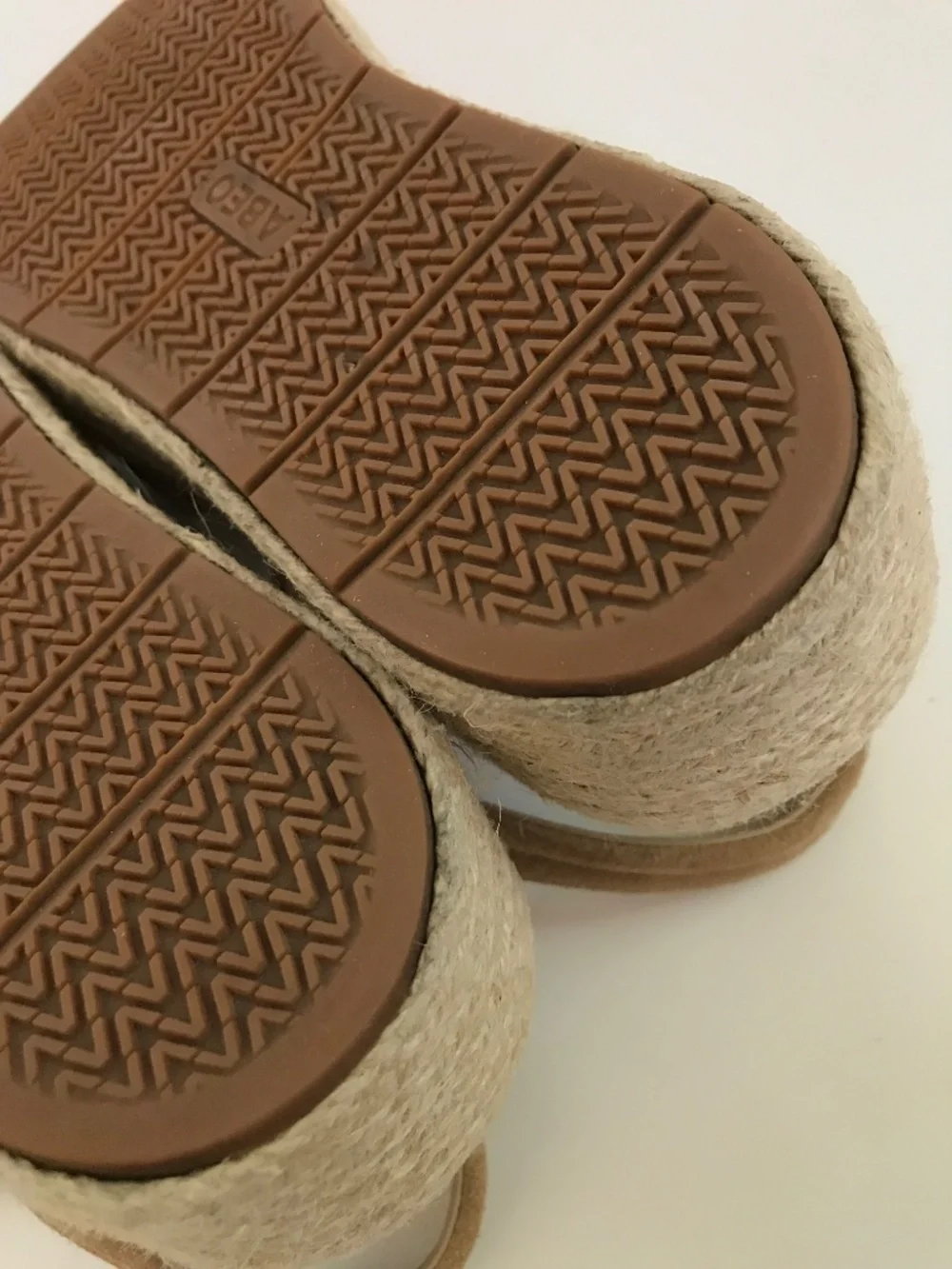 ABEO Espadrille Platform Suede Sandal Wedge Devyn Tan Women’s Size 11